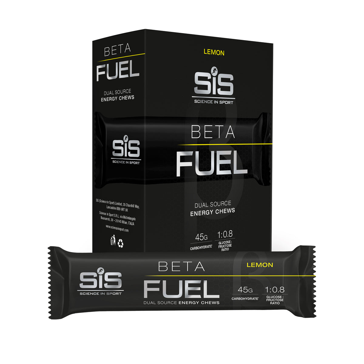SIS Beta Fuel Barrita Energética 60g Limón #2