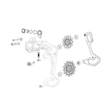 Sram Force eTap AXS Stop/Mounting Screw Kit Black