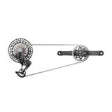 Sram XX SL T-Type Eagle AXS Electronic Group DUB Pod DM 170mm 34t 1x12s Black