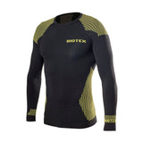 Biotex Hightech Seamless Base Layer Shirt Black/Yellow
