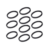Deda Handlebar Spacer Set 1-1/8" 3mm 10 pcs Black Aluminum