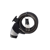 Cable Lock OXC KeyCoil12 12x1500mm Black