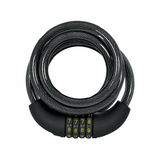 Cable Lock Oxford Combi Coil12 1.5mx12mm Black